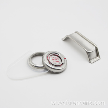 Metal Finger Press Cap for Packaging Can